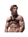 ARNÉS PECHO HOMBRE CUERO VEGANO BRIGADE SEXY DE LA MARCA FETISH SUBMISSIVE ATTITUDE