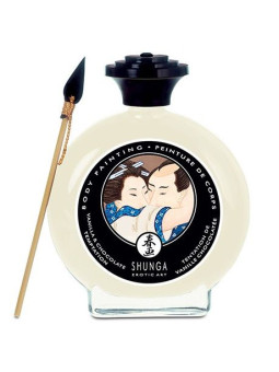 PINTURA CORPORAL COMESTIBLE VAINILLA CHOCOLATE SHUNGA DE LA MARCA SHUNGA MASSAGE CREAM