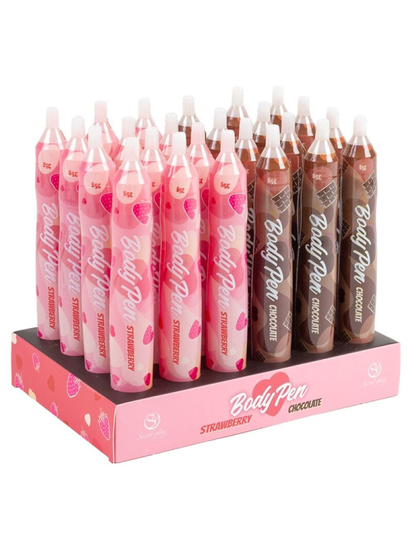 EXPOSITOR BOLIS COMESTIBLES SECRET PLAY 24 UNIDADES DE LA MARCA SECRETPLAY COSMETIC