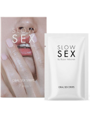 STRIPS ORALES SABOR MENTA EFECTO FRÍO SLOW SEX DE LA MARCA BIJOUX SLOW SEX