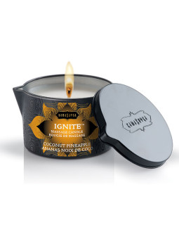 VELA DE MASAJE SENSUAL COCO Y PIÑA 170GR KAMASUTRA DE LA MARCA KAMASUTRA COSMETICS