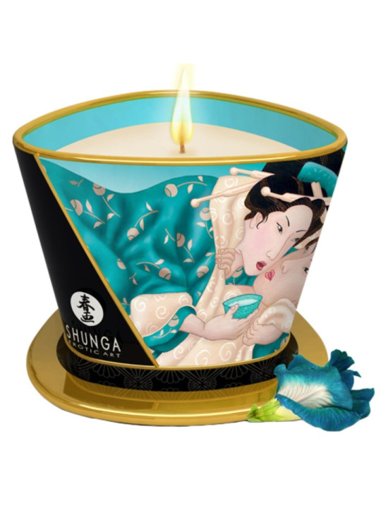 VELA DE MASAJE SENSUAL ISLAND BLOSSOMS 170 ML DE LA MARCA SHUNGA CANDLES