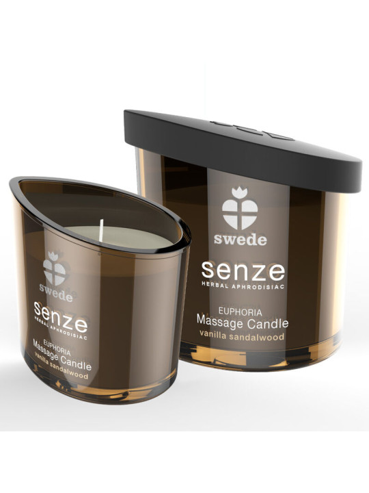 VELA MASAJE SENZE EUFORIA - VAINILLA Y SÁNDALO 50ML DE LA MARCA SWEDE