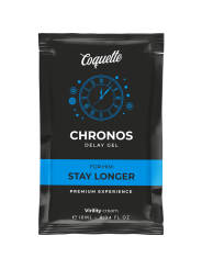 GEL RETARDANTE CHRONOS PARA HOMBRES 10 ML DE LA MARCA COQUETTE COSMETICS