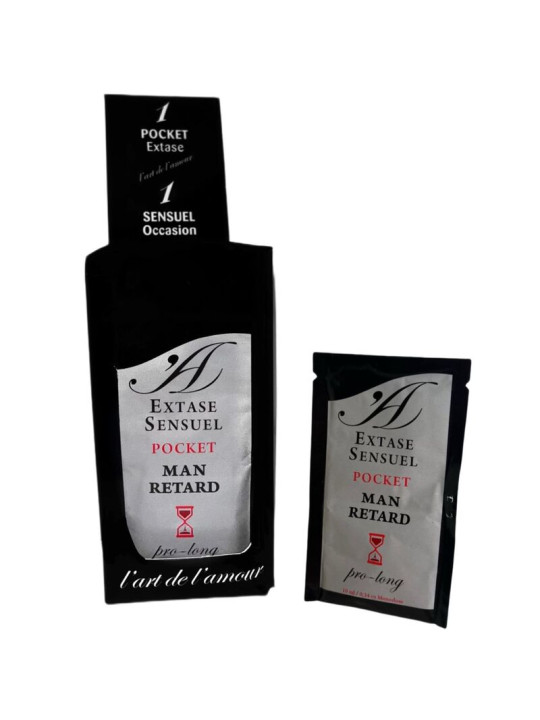 GEL RETARDANTE MASCULINO POCKET 10 ML DE LA MARCA EXTASE SENSUAL
