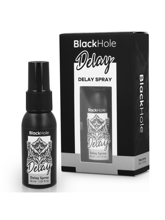 SPRAY RETARDANTE BLACK HOLE 30 ML - DURACIÓN Y PLACER DE LA MARCA BLACK HOLE