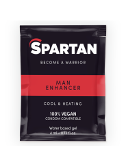 GEL POTENCIADOR ERECCIÓN FRÍO-CALOR 100% NATURAL 4ML DE LA MARCA SPARTAN