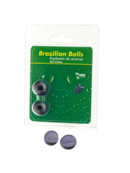 BRAZILIAN BALLS GEL ÍNTIMO FRUTAS DEL BOSQUE 2 UNIDADES DE LA MARCA TALOKA