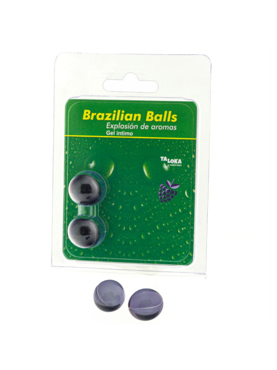 BRAZILIAN BALLS GEL ÍNTIMO FRUTAS DEL BOSQUE 2 UNIDADES DE LA MARCA TALOKA