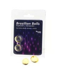 BOLAS BRASILEÑAS GEL EXCITANTE CON VIBRACIÓN Y SHOCK DE LA MARCA TALOKA