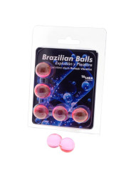 BRAZILIAN BALLS GEL EXCITANTE EFECTO VIBRACIÓN 5 UNIDADES DE LA MARCA TALOKA