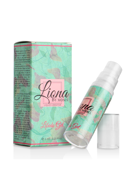 GEL VIBRADOR LÍQUIDO LIBIDGEL 6 ML ESTIMULANTE ÍNTIMO DE LA MARCA LIONA BY MOMA