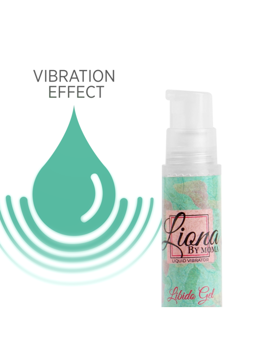 GEL VIBRADOR LÍQUIDO LIBIDGEL 6 ML ESTIMULANTE ÍNTIMO DE LA MARCA LIONA BY MOMA
