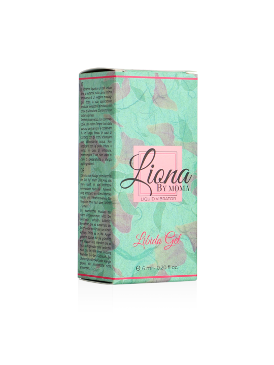 GEL VIBRADOR LÍQUIDO LIBIDGEL 6 ML ESTIMULANTE ÍNTIMO DE LA MARCA LIONA BY MOMA