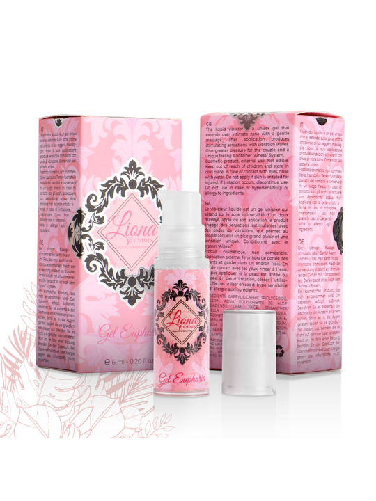 GEL VIBRADOR LIQUIDO EUPHORIA 6 ML ESTIMULANTE ÍNTIMO DE LA MARCA LIONA BY MOMA