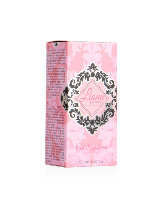 GEL VIBRADOR LIQUIDO EUPHORIA 6 ML ESTIMULANTE ÍNTIMO DE LA MARCA LIONA BY MOMA