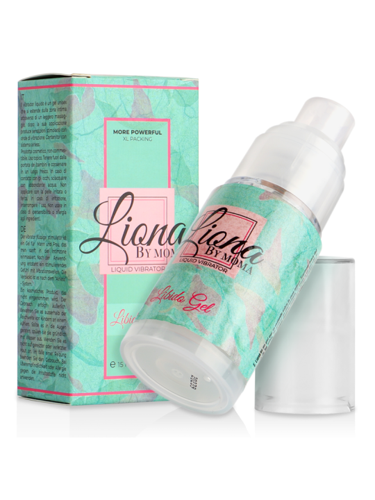 GEL VIBRADOR ESTIMULANTE LIBIDGEL 15 ML DE LA MARCA LIONA BY MOMA