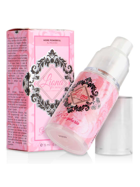 GEL VIBRADOR EUPHORIA ESTIMULANTE ÍNTIMO 15 ML DE LA MARCA LIONA BY MOMA