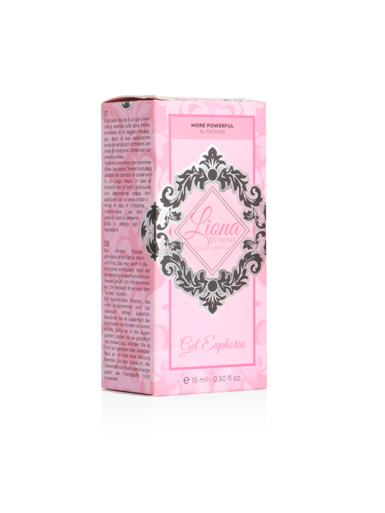 GEL VIBRADOR EUPHORIA ESTIMULANTE ÍNTIMO 15 ML DE LA MARCA LIONA BY MOMA
