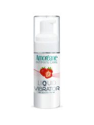 GEL VIBRADOR SENSACIONAL SABOR FRESA 30 ML DE LA MARCA AMOREANE