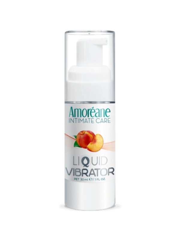 GEL VIBRADOR SABOR MELOCOTÓN 30 ML - AMORÉANE DE LA MARCA AMOREANE