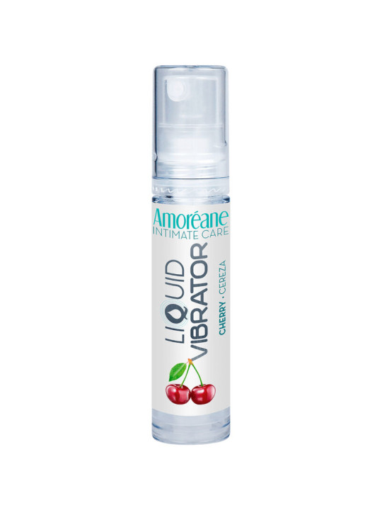 GEL VIBRADOR SENSACIONAL CEREZA 10 ML DE LA MARCA AMOREANE