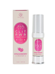 BÁLSAMO ESTIMULANTE CLITORIS FRESA CLIT PWR DE LA MARCA SECRETPLAY COSMETIC