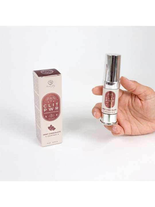 BÁLSAMO ESTIMULANTE CLIT PWR MENTA CHOCOLATE 15ML DE LA MARCA SECRETPLAY COSMETIC