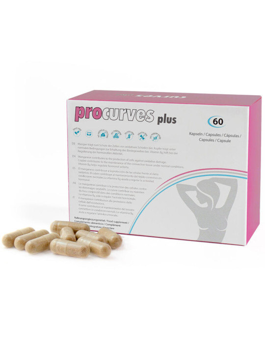 PROCURVES PLUS CÁPSULAS AUMENTO PECHO NATURAL DE LA MARCA 500COSMETICS