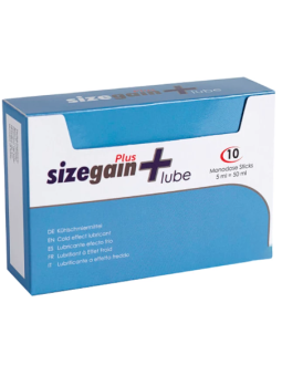 LUBRICANTE EFECTO FRIO SIZEGAIN PLUS 10 MONODOSIS DE LA MARCA 500COSMETICS