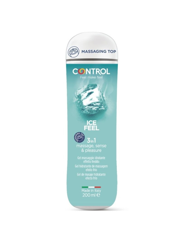 GEL 3 EN 1 EFECTO FRÍO ICE FEEL 200 ML DE LA MARCA CONTROL LUBES