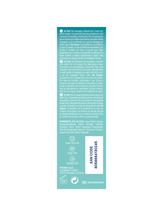 GEL 3 EN 1 EFECTO FRÍO ICE FEEL 200 ML DE LA MARCA CONTROL LUBES