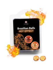 BOLAS EFECTO CALOR BRAZILIAN LUBRICANTE 2 UNIDADES DE LA MARCA SECRETPLAY COSMETIC