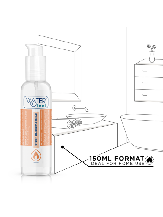 LUBRICANTE EFECTO CALOR WATERFEEL 150 ML DE LA MARCA WATERFEEL