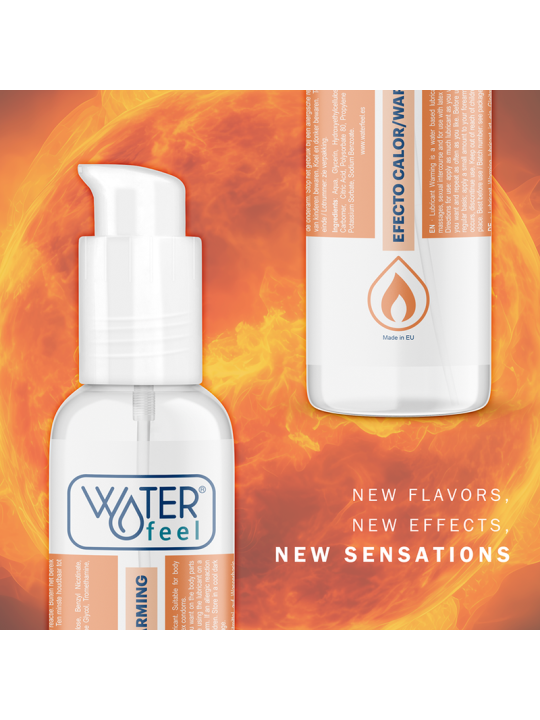 LUBRICANTE EFECTO CALOR WATERFEEL 150 ML DE LA MARCA WATERFEEL