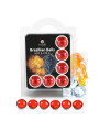 SET 6 BOLAS BRASILEÑAS EFECTO FRÍO Y CALOR LUBRICANTES DE LA MARCA SECRETPLAY COSMETIC