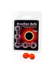 BRAZILIAN BALLS GEL EXCITANTE CALOR Y FRÍO 5 UNIDADES DE LA MARCA TALOKA