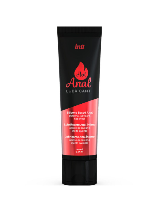 LUBRICANTE ANAL CON EFECTO CALOR BASE SILICONA 100ML DE LA MARCA INTT LUBRICANTS
