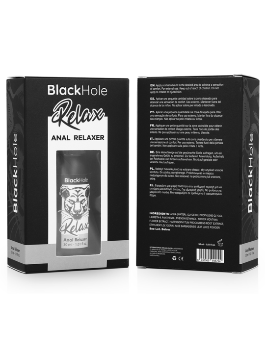 SPRAY RELAJANTE ANAL BLACK HOLE 30 ML DE LA MARCA BLACK HOLE