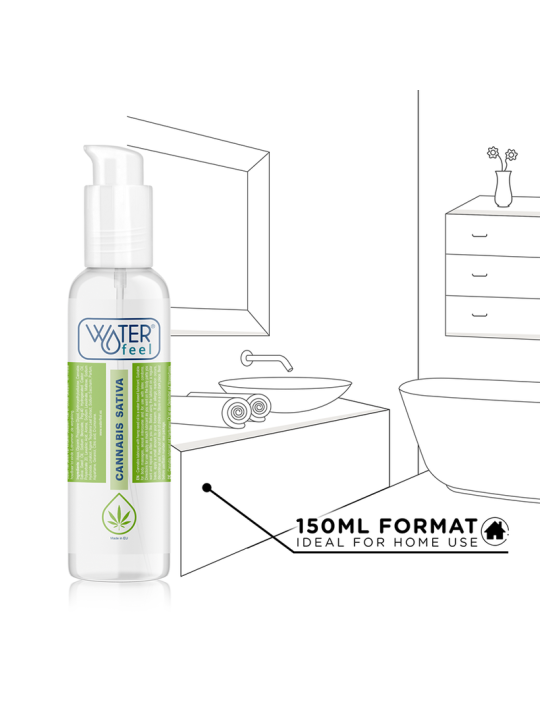 LUBRICANTE CANNABIS 150 ML - MASAJES Y SEXO DE LA MARCA WATERFEEL