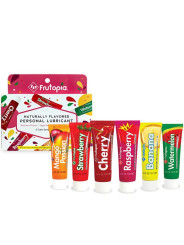 LUBRICANTE CON SABOR FRUTOPIA 5 SABORES 12 ML DE LA MARCA ID FRUTOPIA