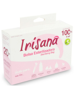 BOLSA ESTERILIZADORA MICROONDAS 5 UNIDADES 100 USOS DE LA MARCA IRISCUP