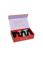 KIT 5 DILATADORES VAGINALES ANALES SILICONA GRADUADOS DE LA MARCA CALEXOTICS