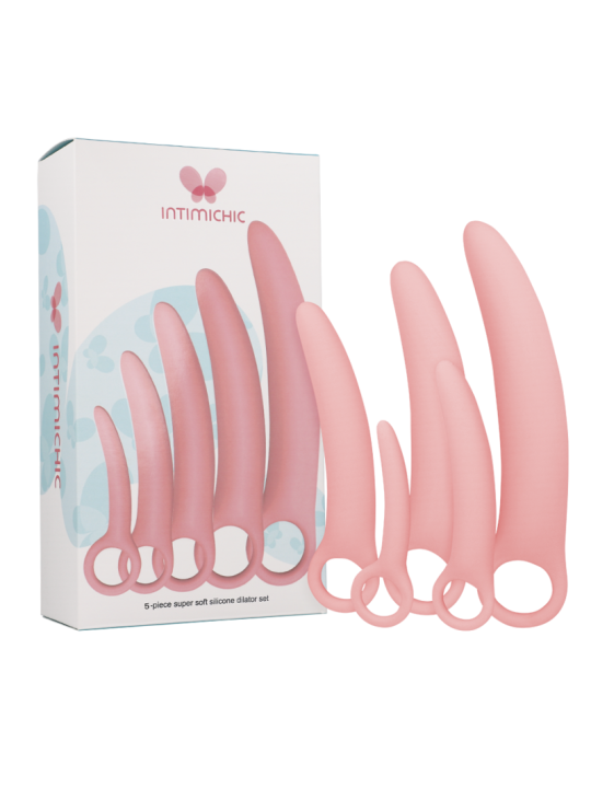 SET DILATADORES VAGINALES SILICONA 5 PIEZAS DE LA MARCA INTIMICHIC