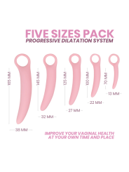 SET DILATADORES VAGINALES SILICONA 5 PIEZAS DE LA MARCA INTIMICHIC