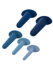 KIT ENTRENAMIENTO ANAL SILICONA 5 PIEZAS THEY-OLOGY DE LA MARCA CALEXOTICS