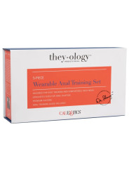 KIT ENTRENAMIENTO ANAL SILICONA 5 PIEZAS THEY-OLOGY DE LA MARCA CALEXOTICS