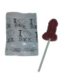 PIRULETA PENE CARAMELO SABOR FRESA CEREZA DE LA MARCA DIABLO PICANTE