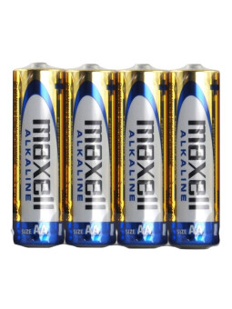 PILAS ALCALINAS AA LR6 BLISTER X4 - ALTA DURACIÓN DE LA MARCA MAXELL