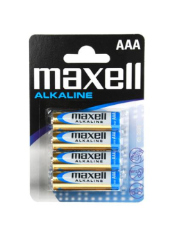 PILAS ALCALINAS AAA LR03 4 UNIDADES BLISTER DE LA MARCA MAXELL